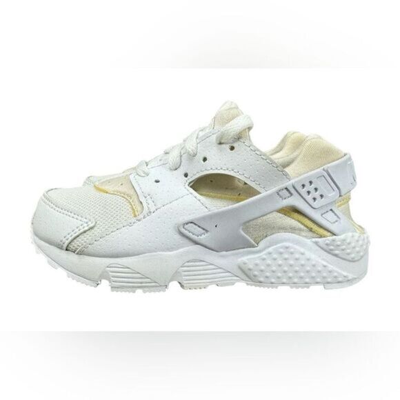 NIB NIKE Youth Huarache Run (PS) White Running Athletic Tennis Shoe - Size 2Y - Picture 1 of 14
